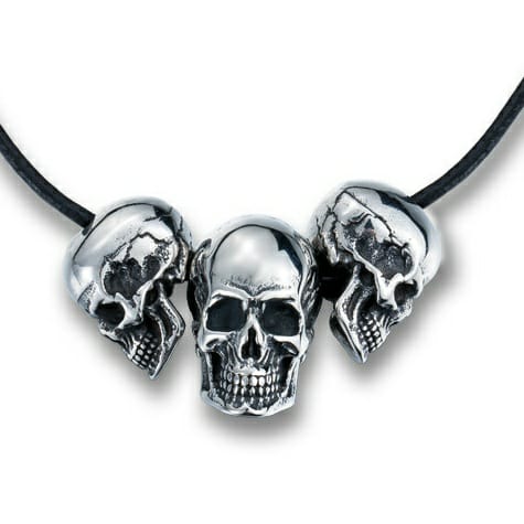 Three Skulls Pendant