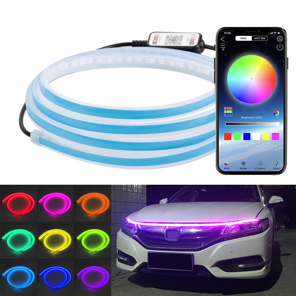 RGB Colorful LED Car Hood Lights